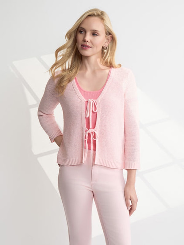 Jones New York Tie Front Quarter Sleeve Cardigan Review