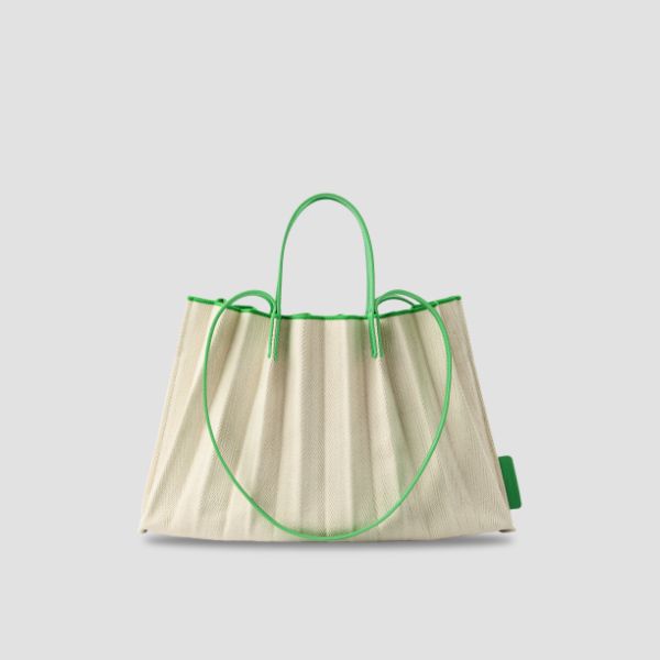 Joseph & Stacey Lucky Pleats Canvas Leaf Shopper Review