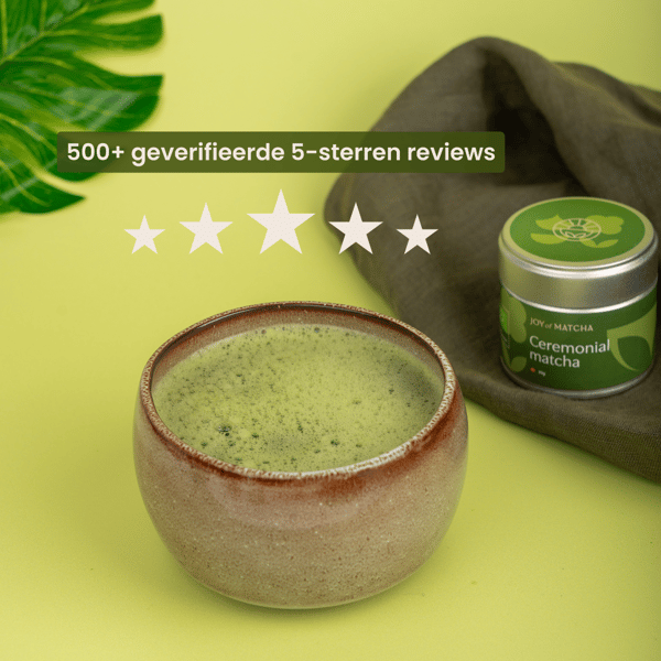 Joy of Matcha Ceremonial Matcha Thee BIO Beoordeling