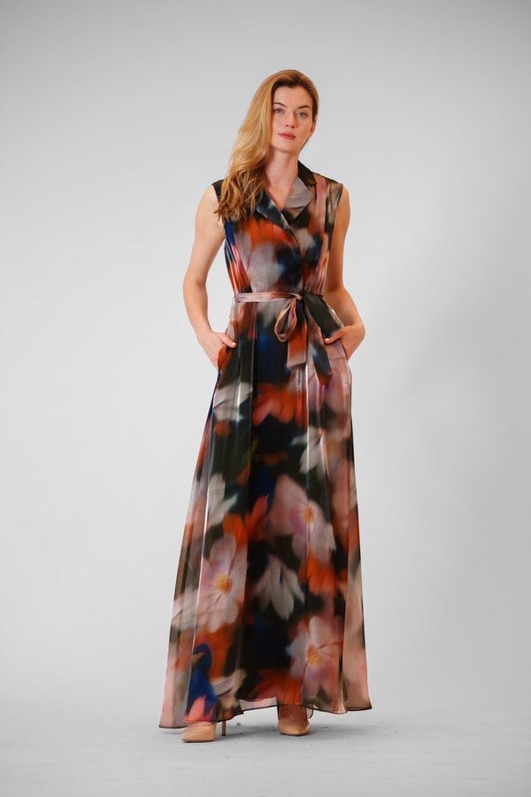Julia Jordan Sleeveless Long Organza Dress Review
