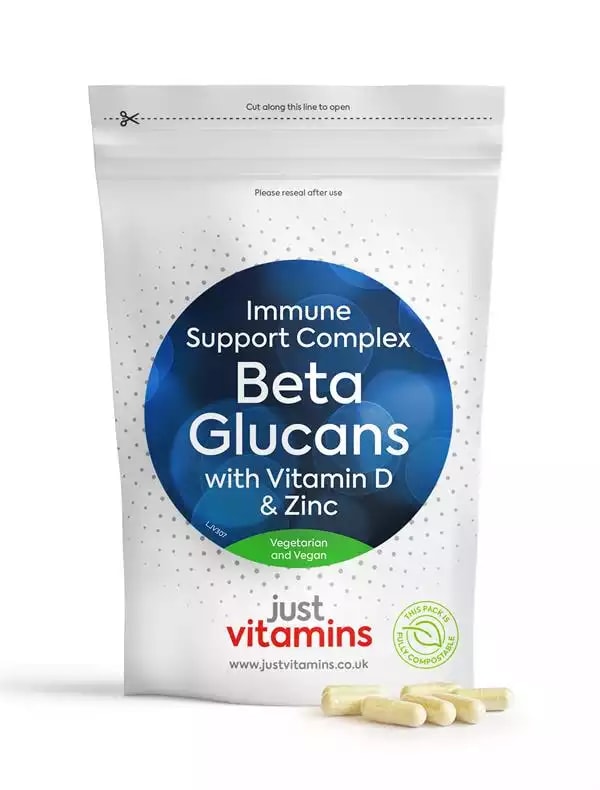 Just Vitamins Beta Glucans 1,3 1,6 Complex + Vitamin D + Zinc Review