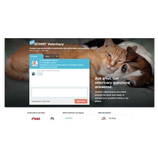 JustAnswer Veterinary Expert Service Review