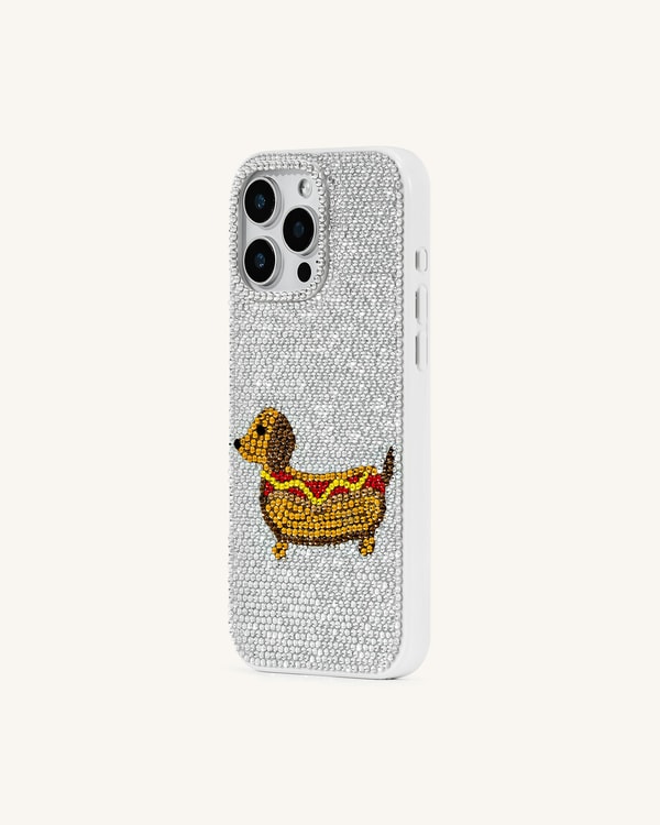JW PEI Dachshund Hot Dog Case - White Review