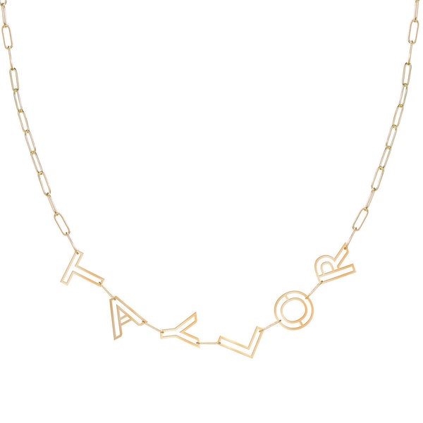 K Kane Chain Letter Necklace Review