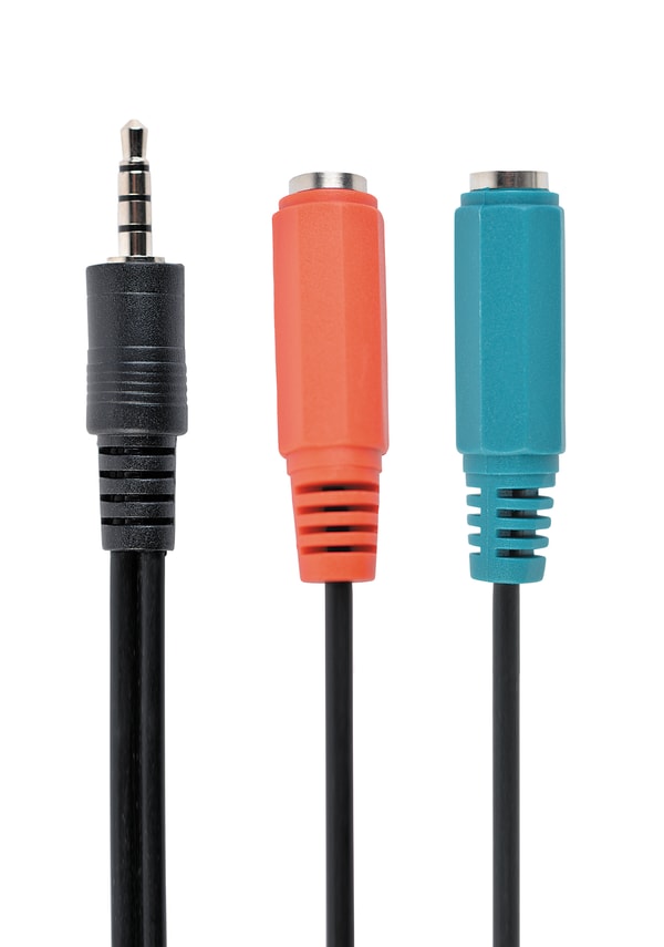 Kabelmaxx 3.5 mm audio + microfoon adapterkabel Beoordeling
