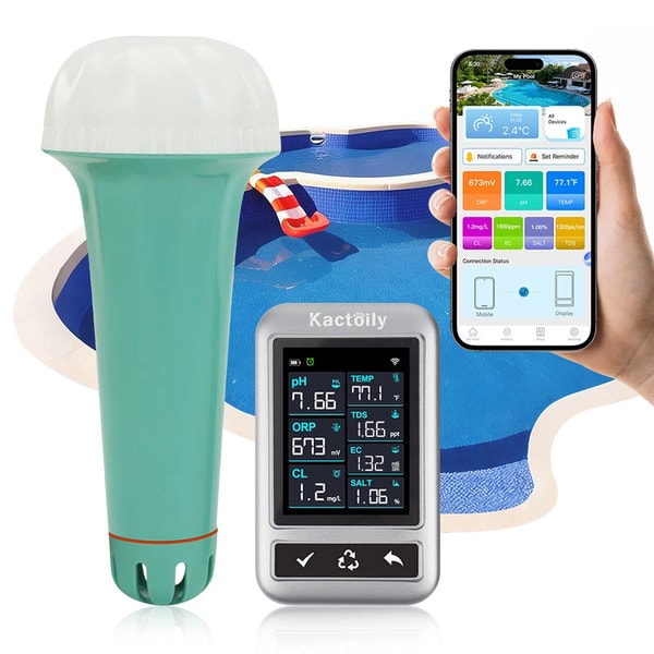 Kactoily 7-in-1 WiFi Pool Monitor Review