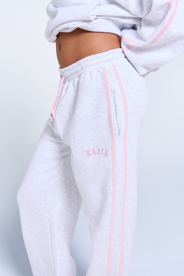 Kaiia The Label Kaiia Sport Side Stripe Wide Leg Joggers Reviews