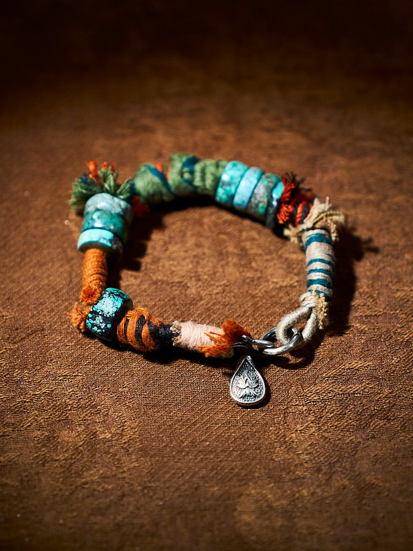 Kailash Energy Wrapped Earth Turquoise Sterling Silver Charm Bracelet Review