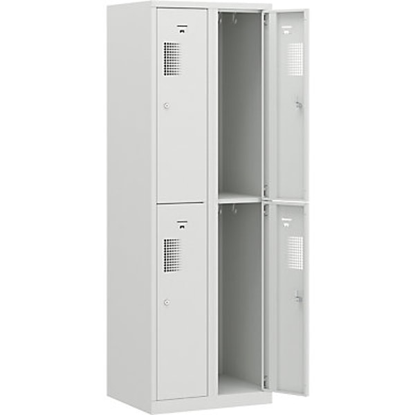 Lockerkast Met Twee Verdiepingen Amsterdam Eurokraft Basic Beoordeling
