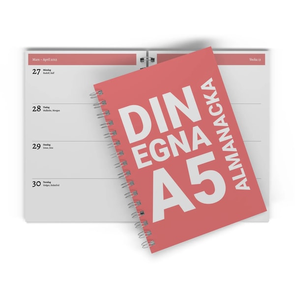 Kalenderspecialisten Personliga almanacka A5 Recension