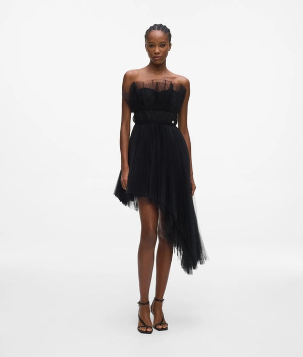 Karl Lagerfeld Asymmetric Tulle Dress Review