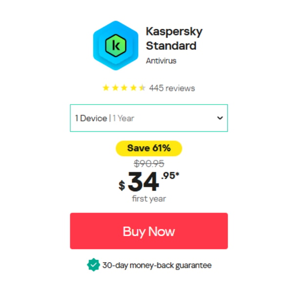 Kaspersky Standard Reviews
