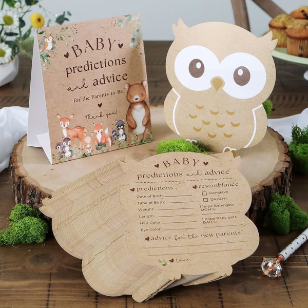 Kate Aspen Woodland Baby Advice Card Set Review