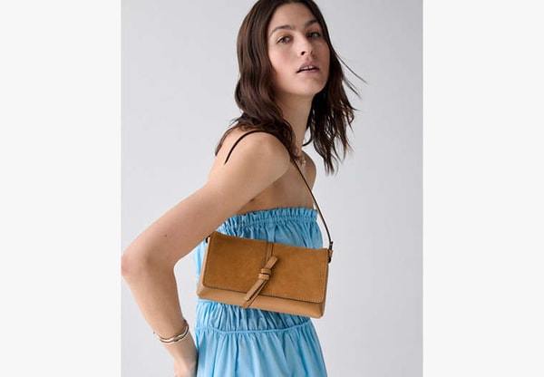Kate Spade Loop Suede Small Shoulder Bag Review