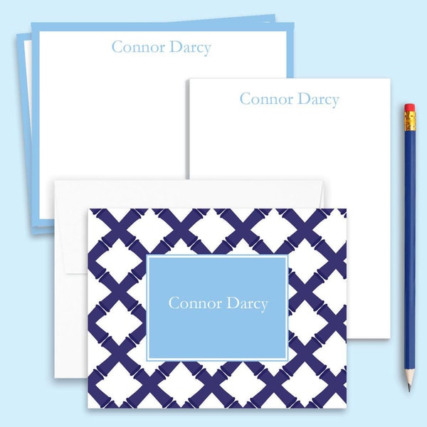 Kelly Hughes Designs Navy Bamboo Stationery Gift Set Review