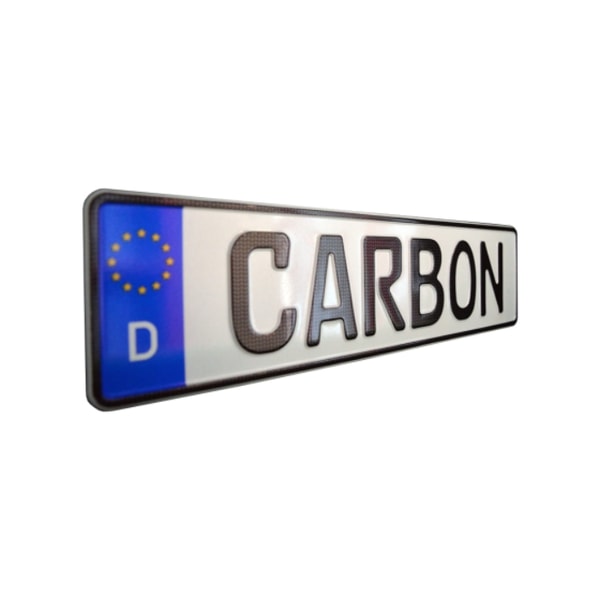 Kennzeichen in Carbon-Optik Bewertung