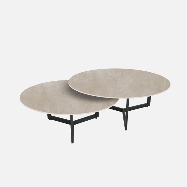Keramische Tafels Concreto Taupe Celia Rond Beoordeling