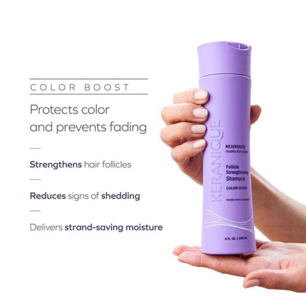 Keranique Hair Color Boost Follicle Strengthening Shampoo for Color-Treated Hair Review