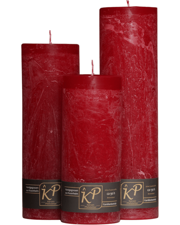 Kerzen Pfeilstetter Bl&uuml;tenkerze Weihnachtsrot Bewertung