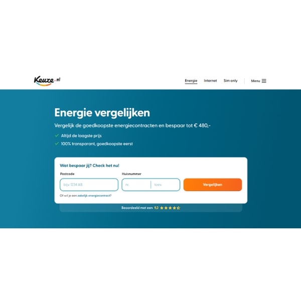Keuze.nl Energie Vergelijken Beoordeling