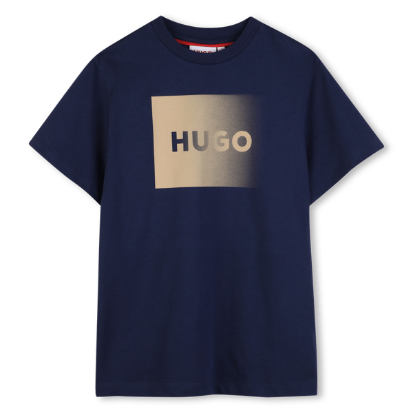 Kids around HUGO Kurz&auml;rmeliges t-shirt MARINE Bewertung