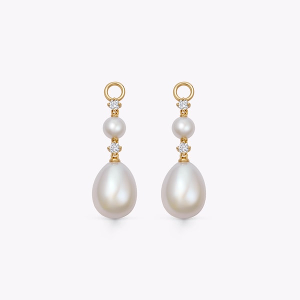 Kiki McDonough Double Pearl and Diamond Accent Detachable Drops Review