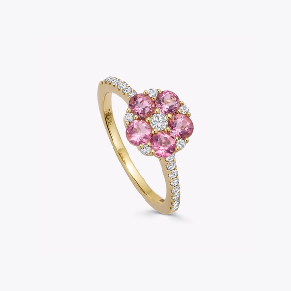 Kiki McDonough Petals Pink Tourmaline and Diamond Ring Review
