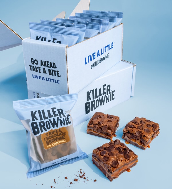 Killer Brownie Triple Chocolate Caramel Stuffed Review