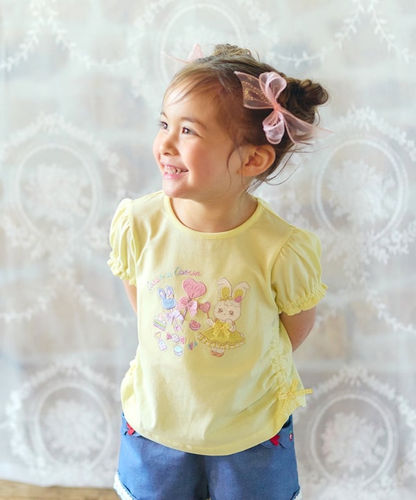 Kimuratan Sweets Applique Half-sleeve T-shirt レビュー