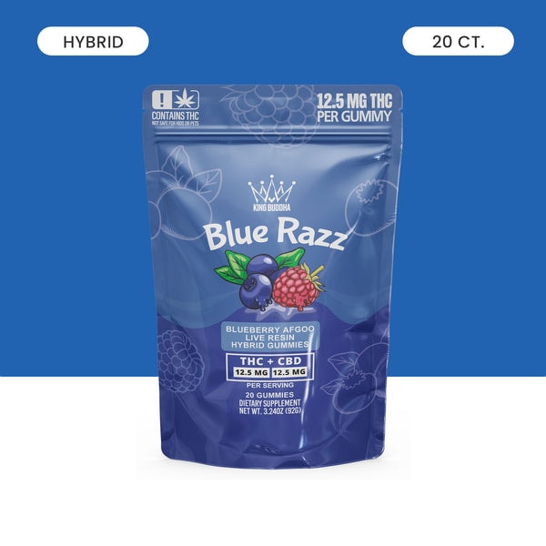 King Buddha Blue Razz Gummies Review