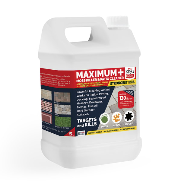 King of Paints Maximum+ Moss Killer and Patio Cleaner Review