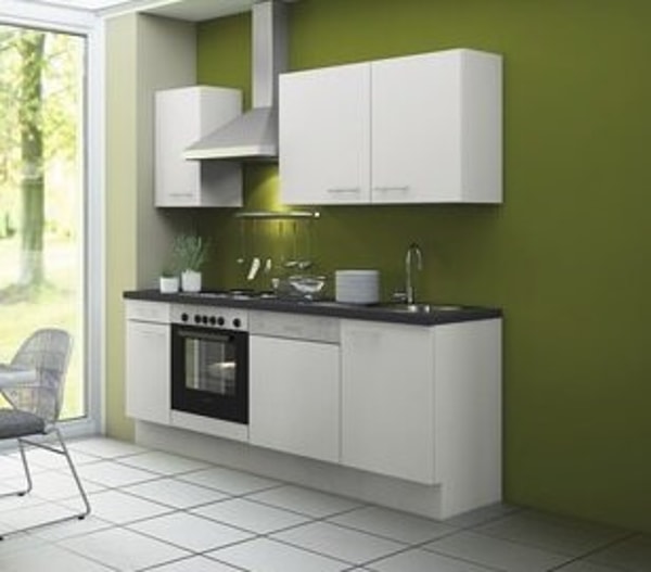 KitchenetteOnline Kitchenette CONCEPT Bengt 210 cm wit incl. Ingebouwde apparaten RAI-949 Beoordeling
