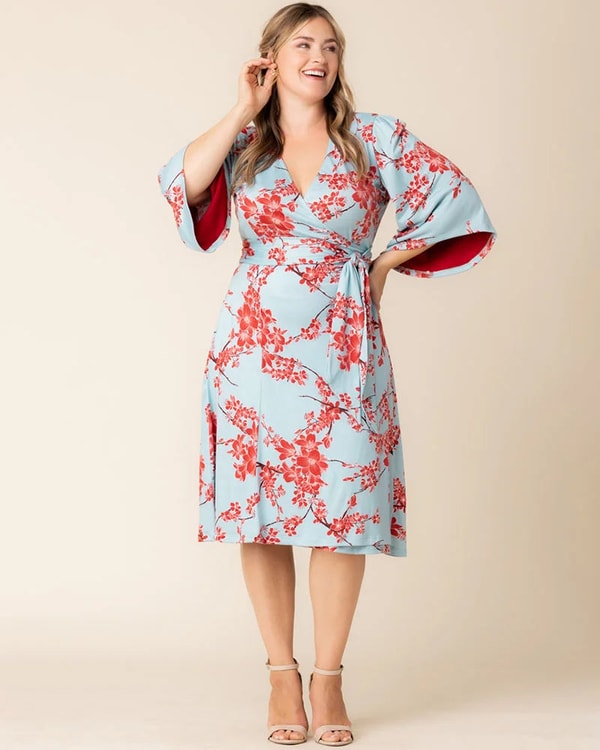 Kiyonna Clothing Gemini Wrap Dress Review