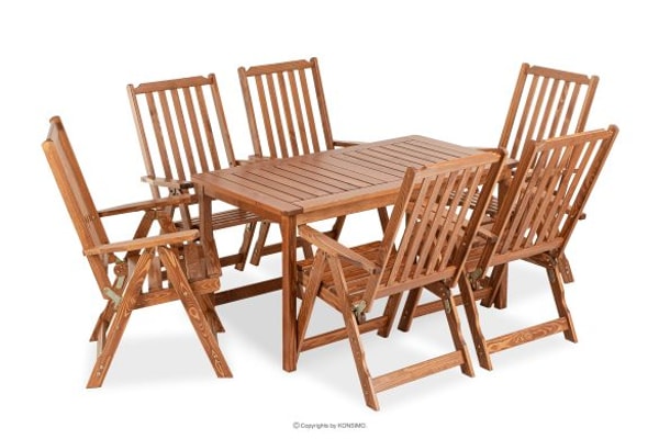 KONSIMO Gartentisch Set Nyctere Bewertung