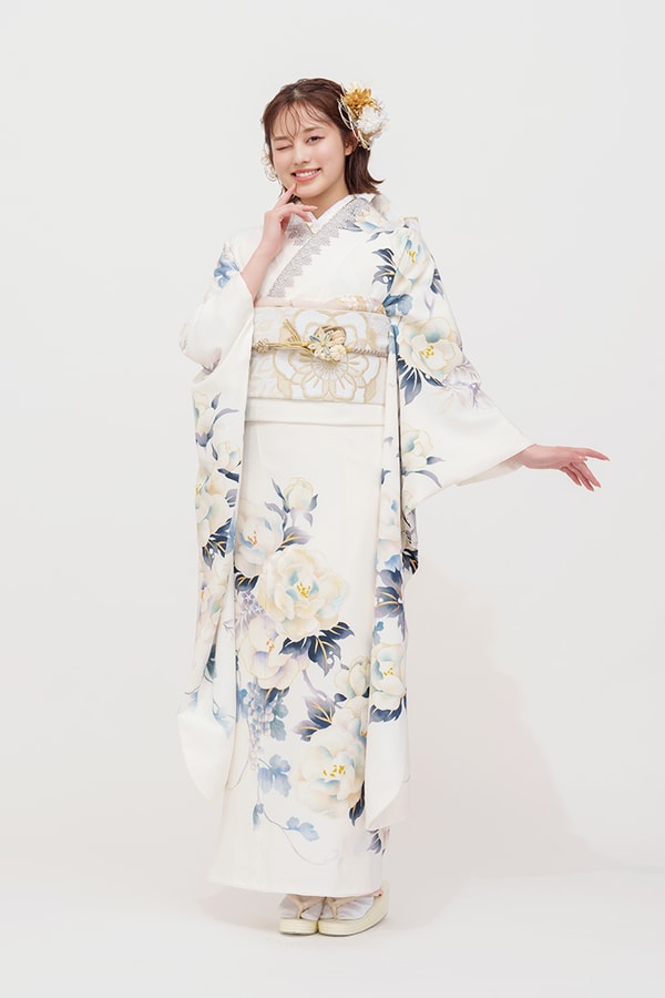 Kyoto Kimono Yuzen 新品振袖/京友禅 白 レビュー