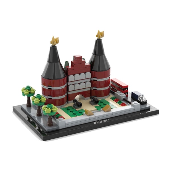 L&uuml;beck Places Shop Holstentor Klemmbaustein Set Bewertung