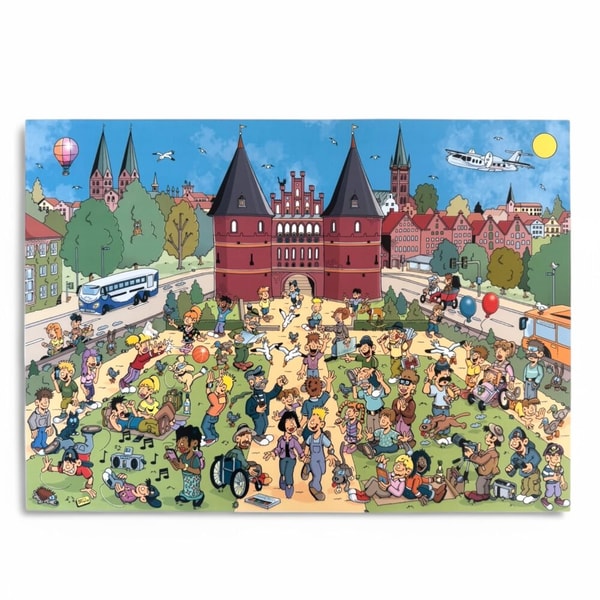 L&uuml;beck Places Shop Poster &bdquo;Wimmel- und Hansestadt L&uuml;beck&ldquo; Bewertung