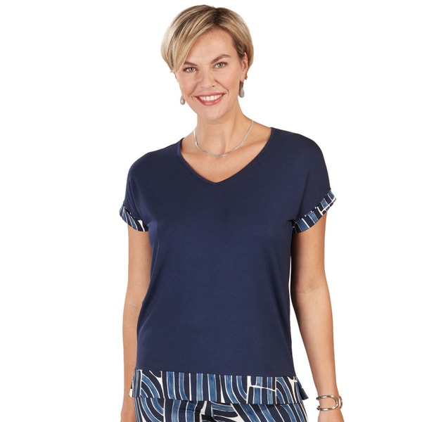 La Femme Moderne Tee-shirt fluide Grafica Avis