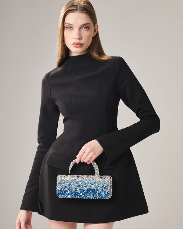 L'alingi Blue Crystal Malika Clutch Review