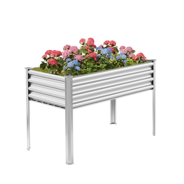 Land Guard Galvanized Raised Garden Bed with Legs Reviews