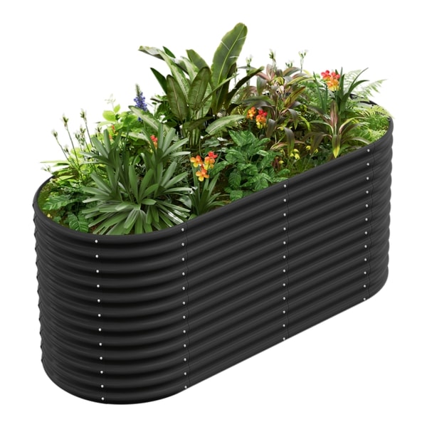 Land Guard Oval Galvanized Raised Garden Bed Reviews