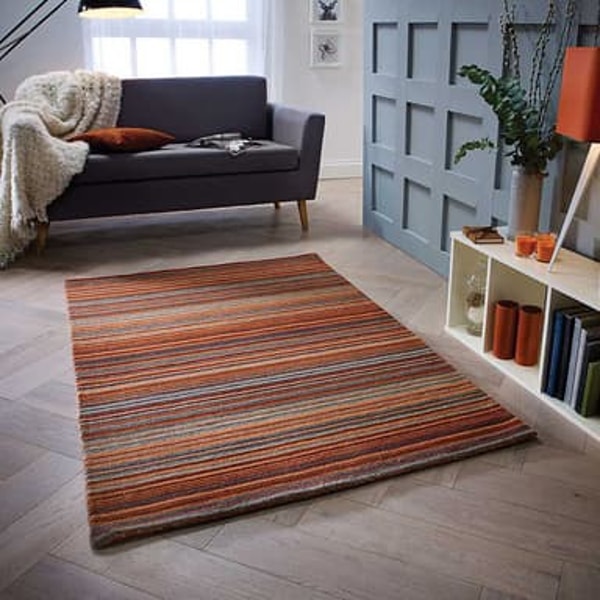 Land of Rugs Carter Rug Rust Stripe Review
