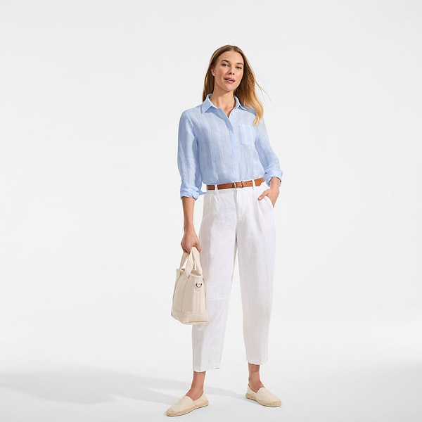 Lands' End Women's Pure Linen Shirt Review