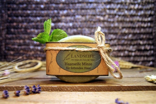 Landseife Bio Haarseife Minze Bewertung