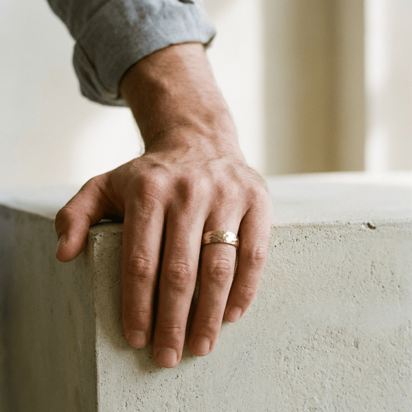 Larson Jewelers GILDUR Domed Hammered Finish Ring Review