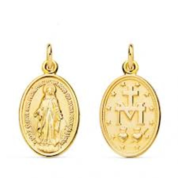 L'Atelier d'Azur M&eacute;daille Or Jaune Vierge Miraculeuse Avis