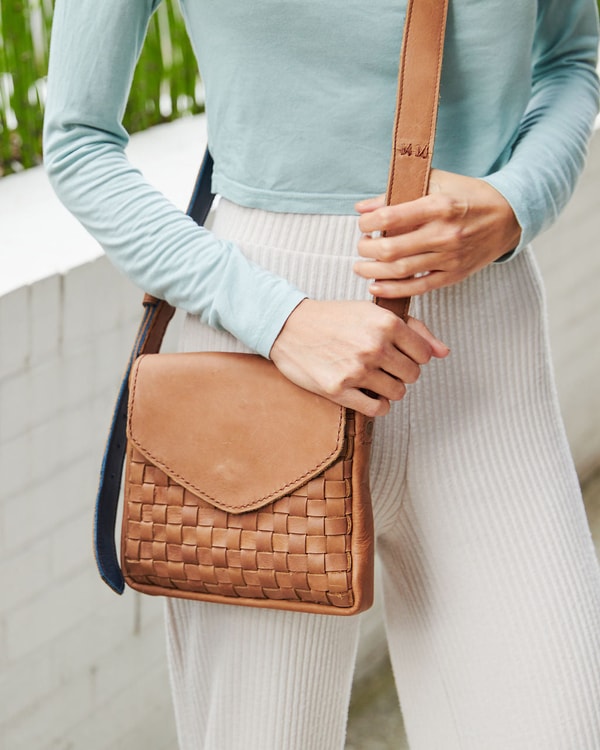 Lazarus Artisan Goods Basket Weave Crossbody Review