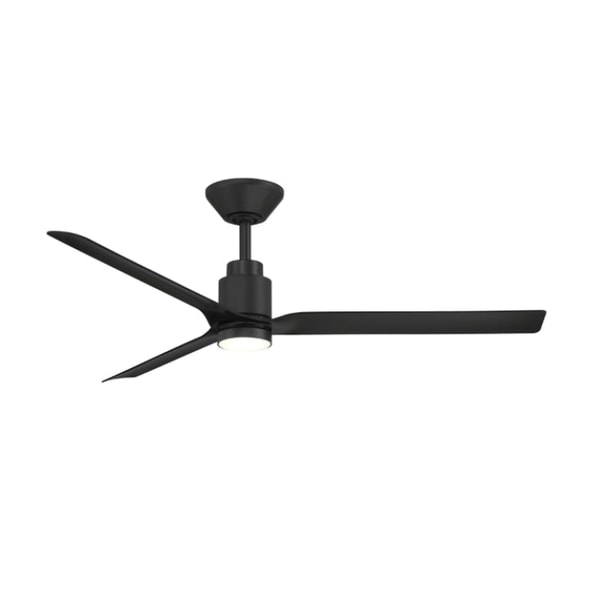 LBC Lighting Modern Forms FR-W2502-52L Smooth 52" Outdoor Ceiling Fan with LED Light Kit, Matte Black - Open Box Reviews