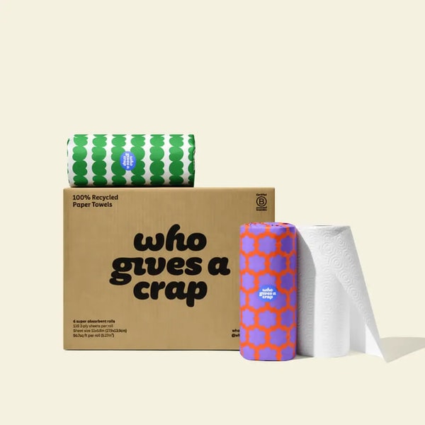 LeafScore Essentials Who Gives a Crap 100% Recycled Paper Towels Review