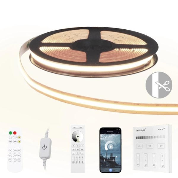 LedstripKoning 1 meter led strip Helder wit | complete set | Prime 600 leds p/m Beoordeling
